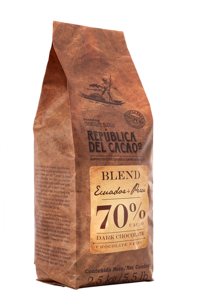 Chocolate Negro <r> Blend Ecuador+Perú 70%
