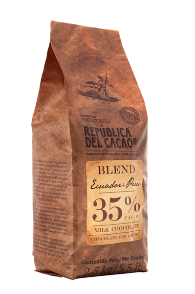 Chocolate con Leche Ecuador+Perú 35%